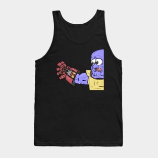 Thanos Empty Infinity Gauntlet Tank Top